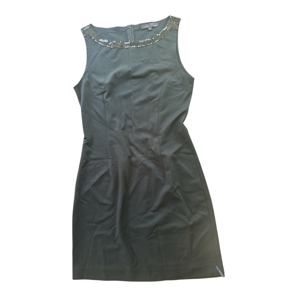 Chic Black Sleeveless Mini Dress